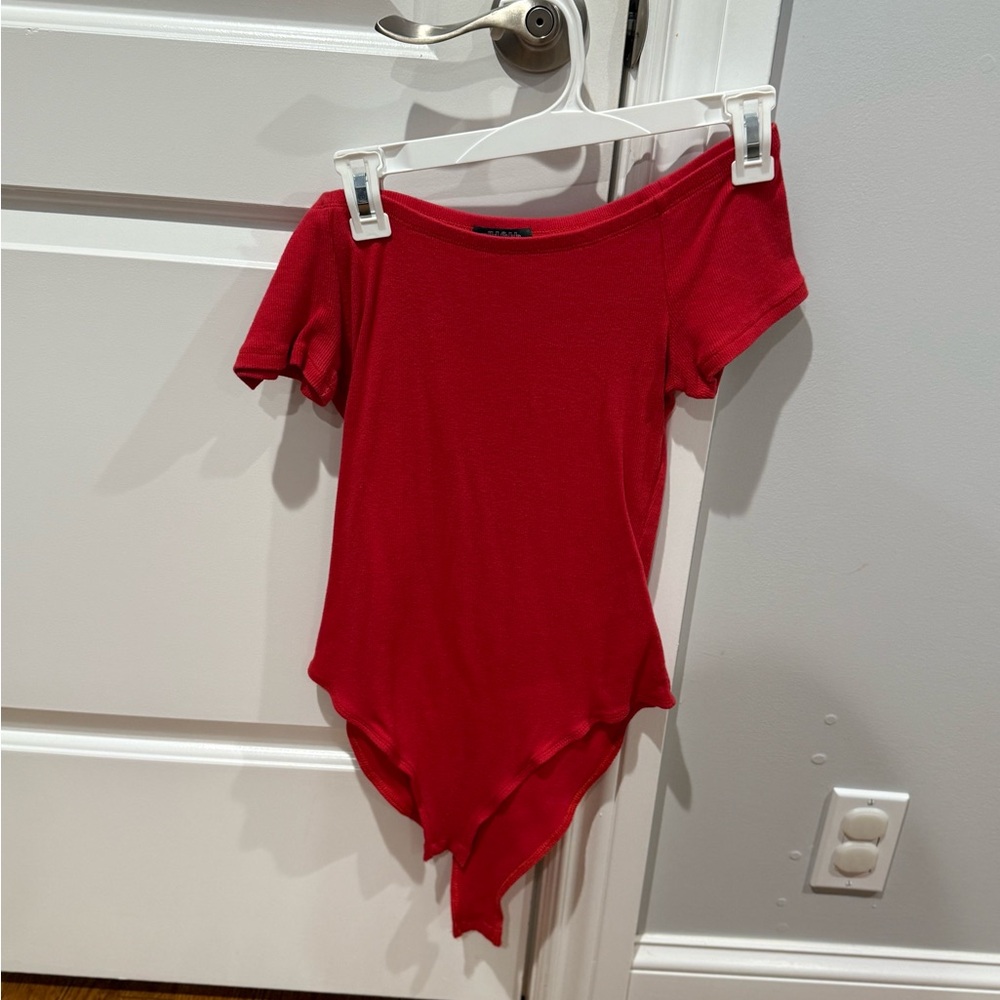 Wild Fable Red Off-Shoulder Top